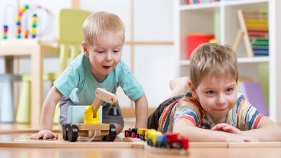 Image highlighting Physical Therapy services at a child development school in Greater Noida, focusing on improving strength, coordination, and mobility for children with special needs through personalized therapy sessions.